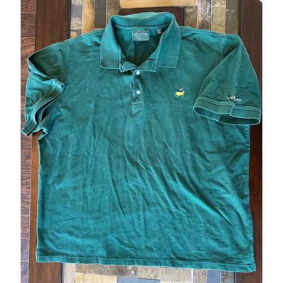Masters Collection Augusta National Men Polo Shirt Golf Short Sleeve Green XXL - Picture 2 of 6